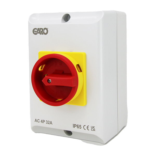 Rotary Isolator AC IP65 32a 4P RIPE (Garo)