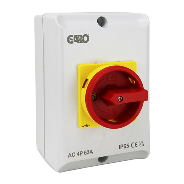 Rotary Isolator AC IP65 63a 4P RIPE (Garo)