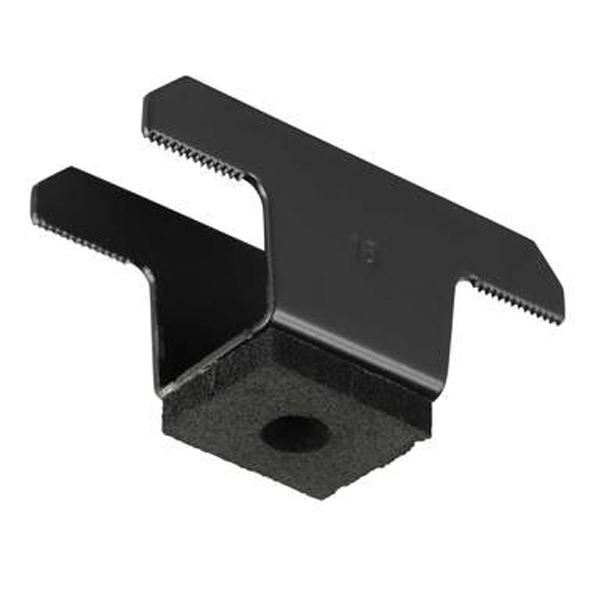 GSE MID CLAMP H16 STEEL BLACK + EPDM WEDGE  